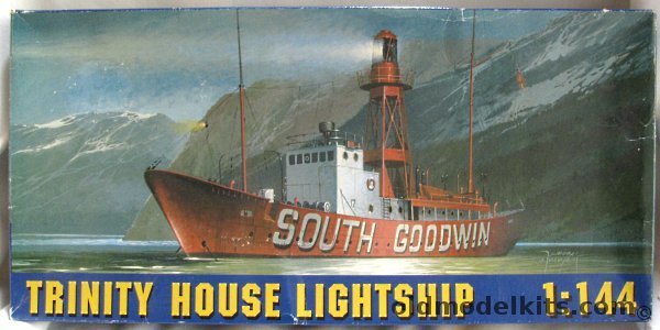 Chematic 1/109 Trinity House Lightship 'South Goodwin' - Ex-Frog, CH502 plastic model kit